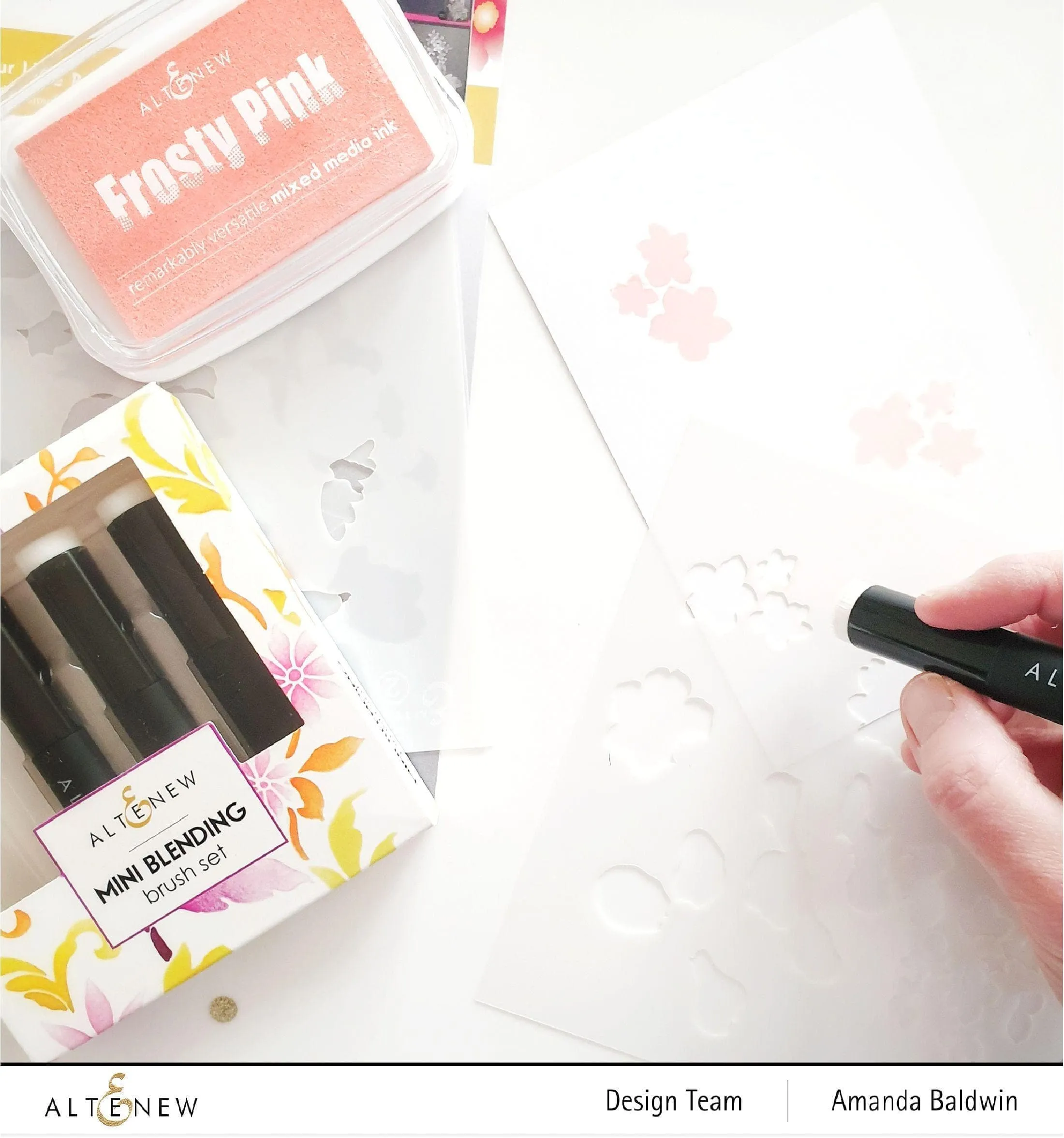 32 Mini Ink Blending Brush Bundle (8 Sets of 4 Brushes)
