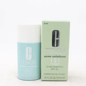 Clinique Acne Solutions Bb Cream Broad Spectrum Spf 40 0.34oz Light Medium New