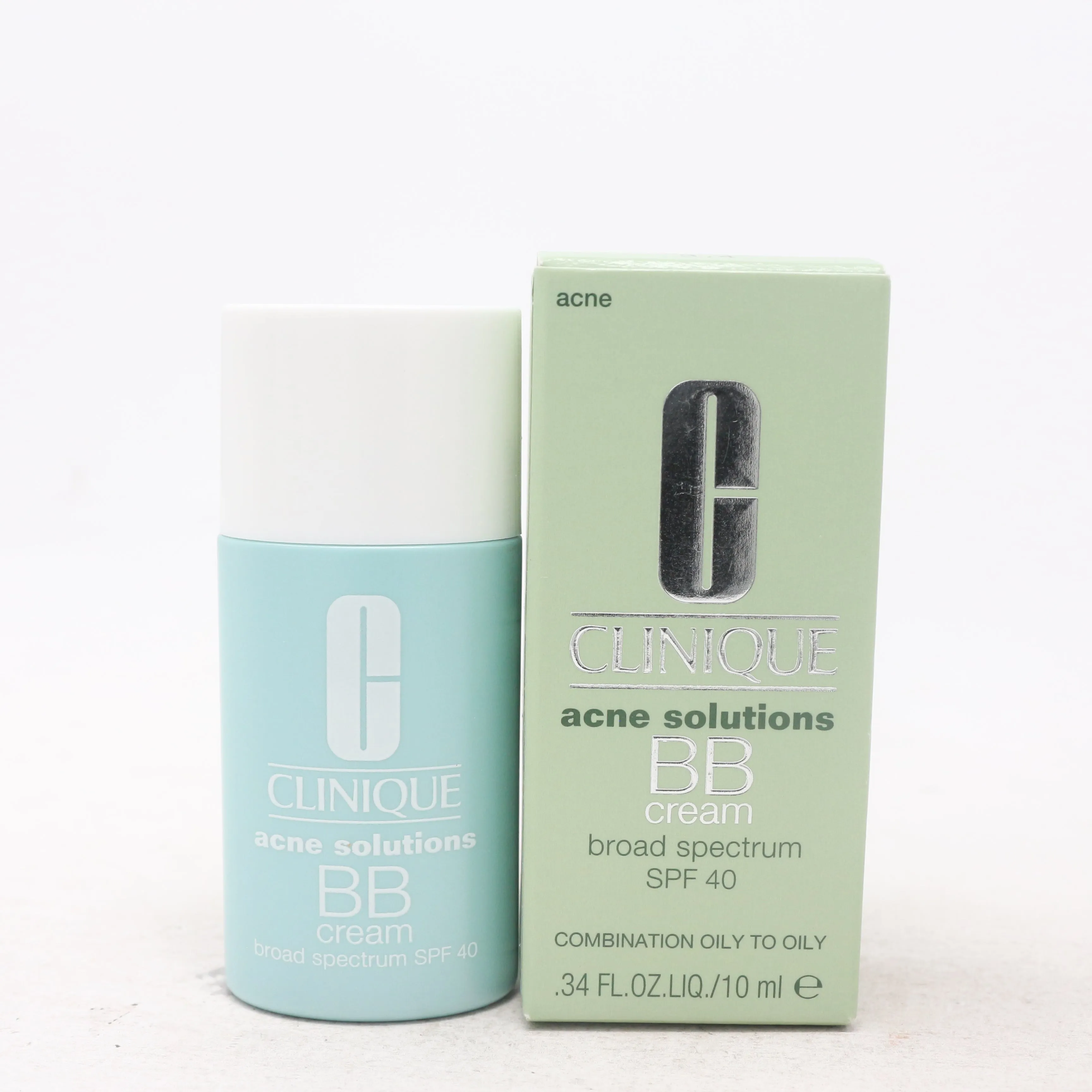 Clinique Acne Solutions Bb Cream Broad Spectrum Spf 40 0.34oz Light Medium New