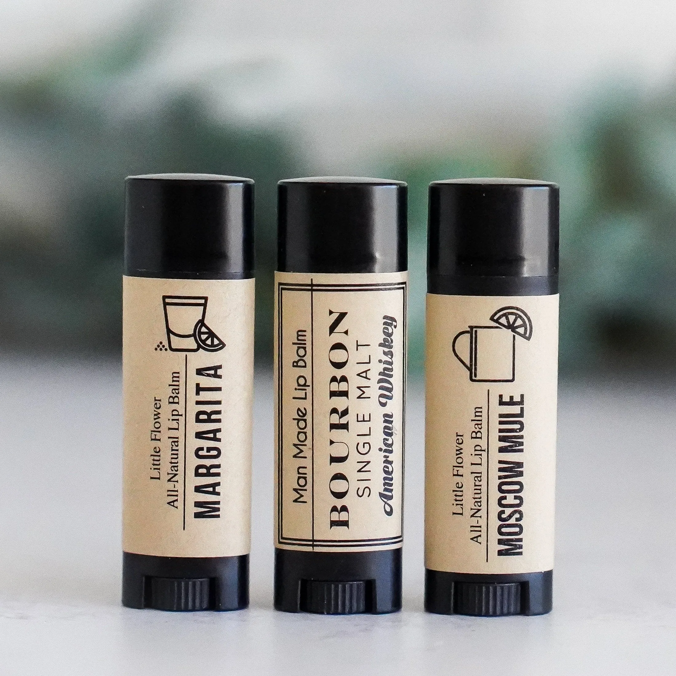 Cocktail Lip Balm Set of 3 - Funny Stocking Stuffer for Men