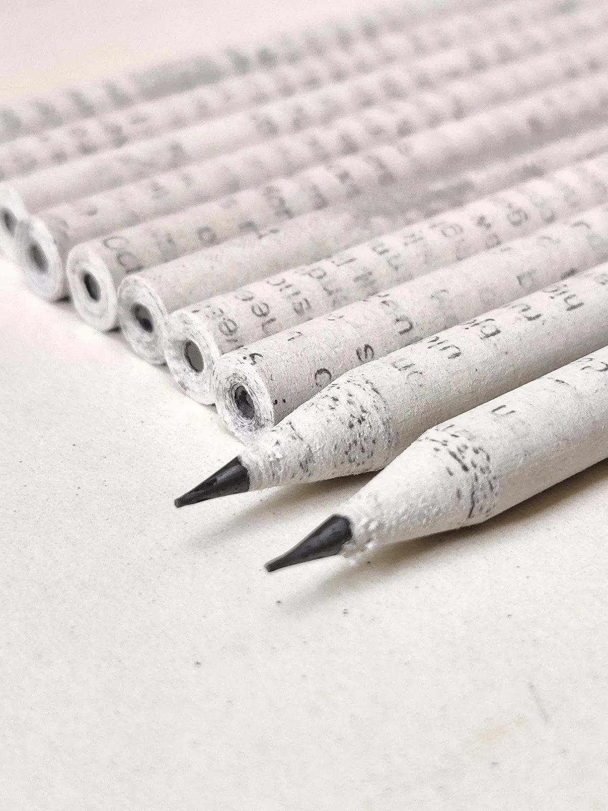 Combo Recycled Paper Pencils Pack Of 10 & Paper Pens Pack Of 5