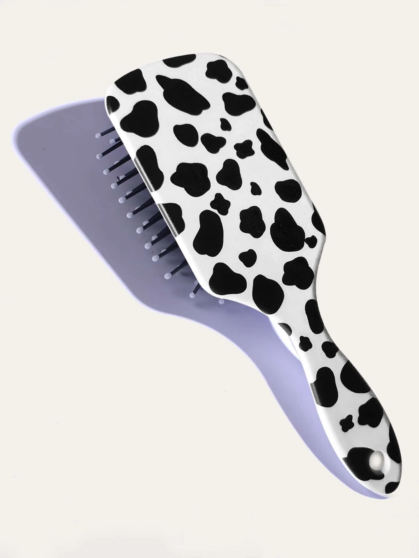 Cow Pattern Hair Brush Detangling Hair Brush Detangler Brush Hair Comb Gift for