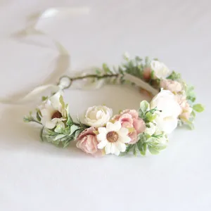 Daisy flower crown