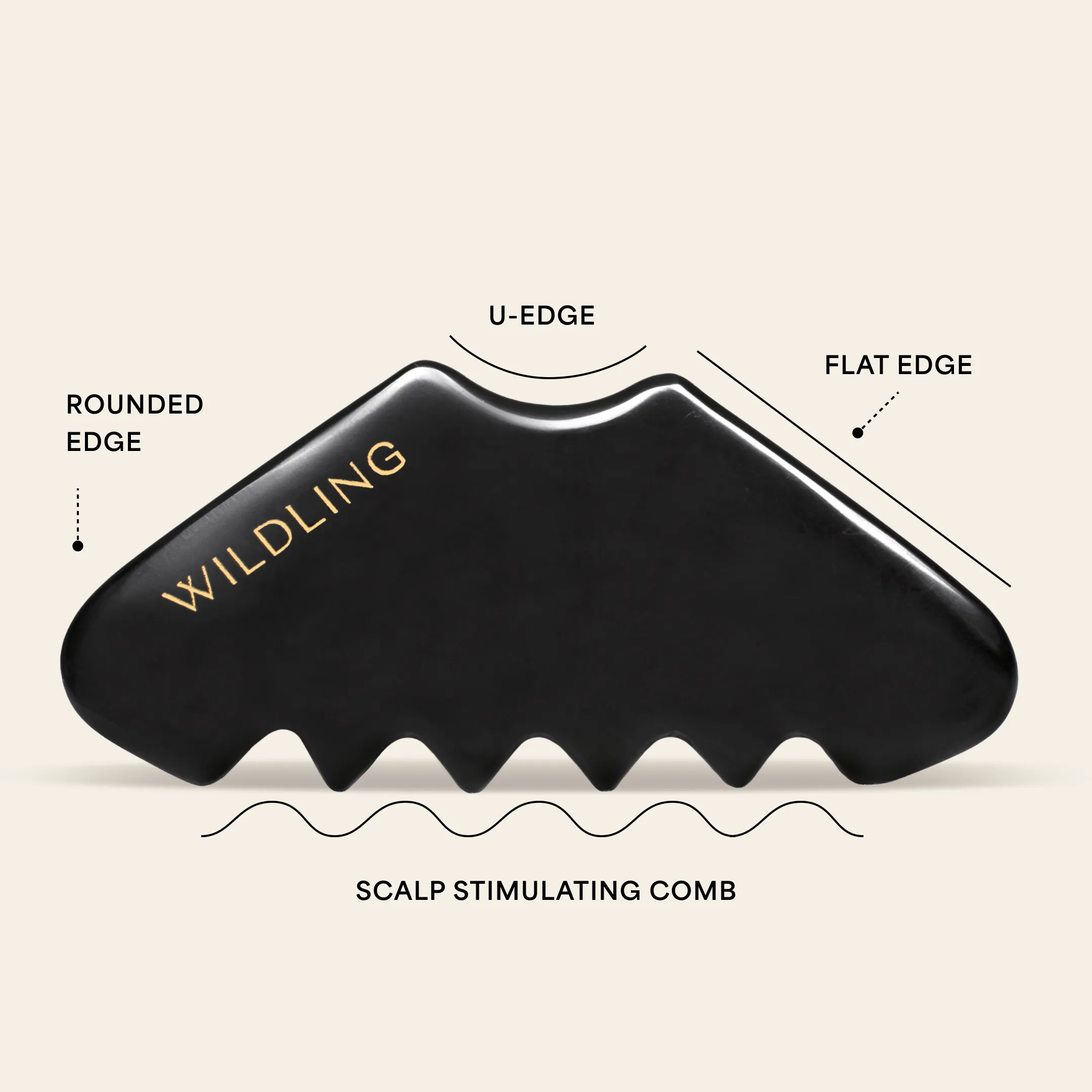 Empress Gua Sha Stimulating Scalp Comb