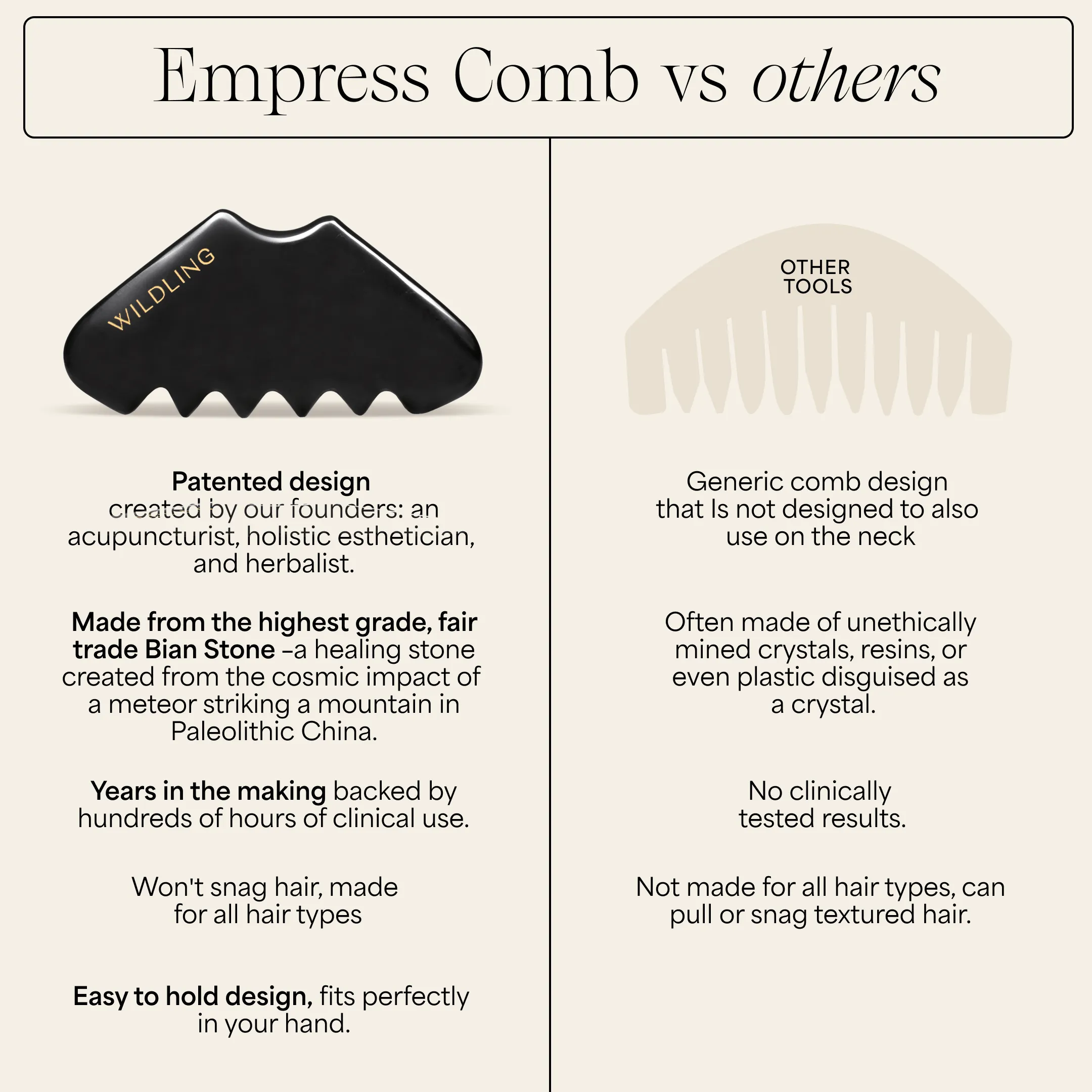 Empress Gua Sha Stimulating Scalp Comb