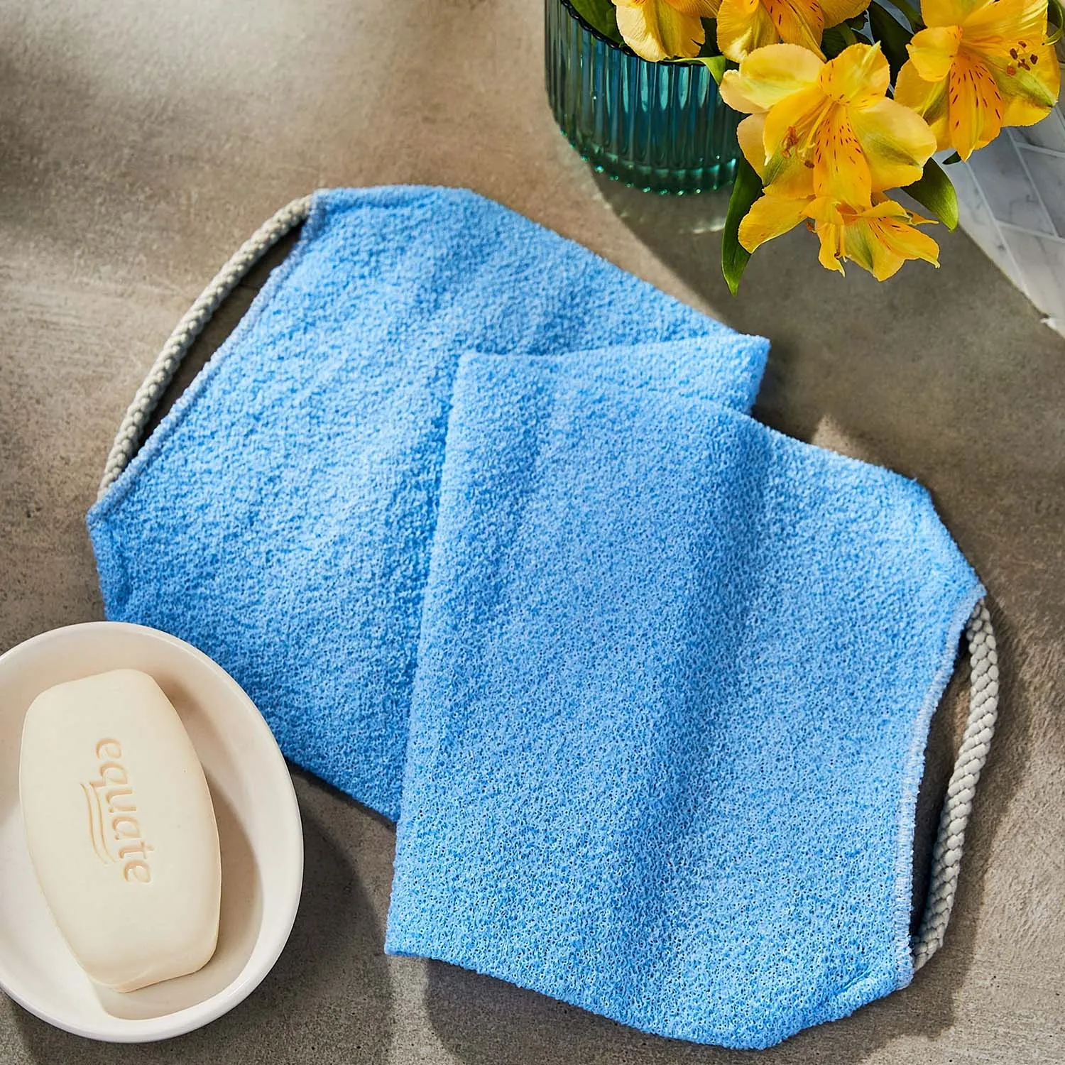 Equate Stretch Wash Cloth Assorted Colors