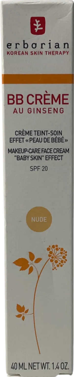 Erborian Bb Cream With Ginseng Nude 40