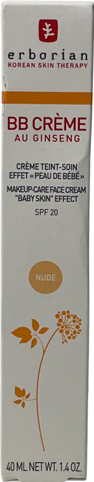 Erborian Bb Cream With Ginseng Nude 40ml