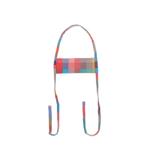 Fabric Mask Tie Madras Mix 1