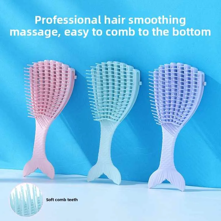 Fashion Scallop Massage Styling Comb-مشط تدليك وتصفيف