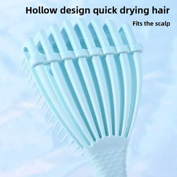 Fashion Scallop Massage Styling Comb-مشط تدليك وتصفيف