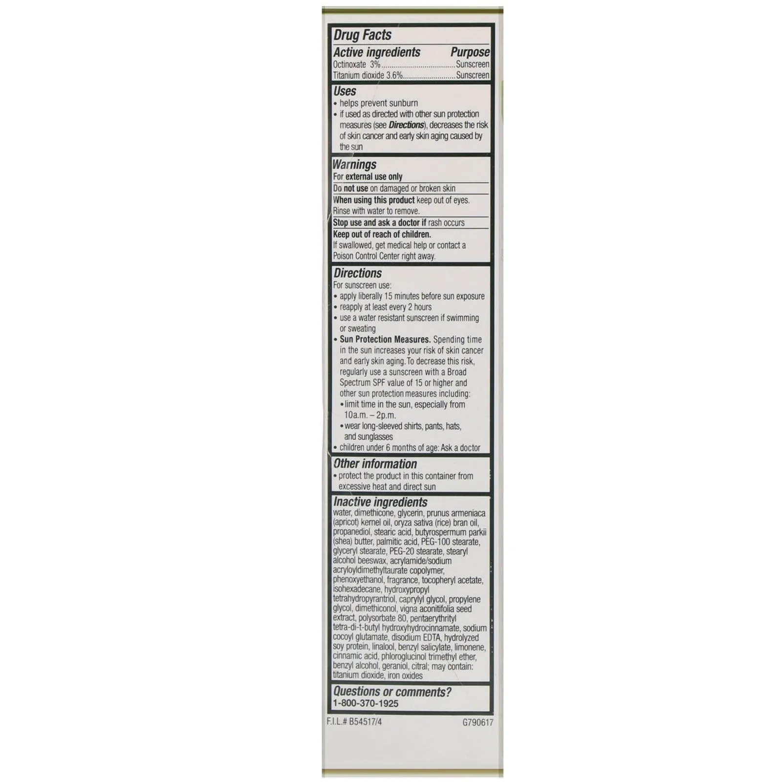 Garnier, SkinActive, 5-in-1 Miracle Skin Perfector BB Cream, Anti-Aging, Light/Medium, 2.5 fl oz (75 ml)