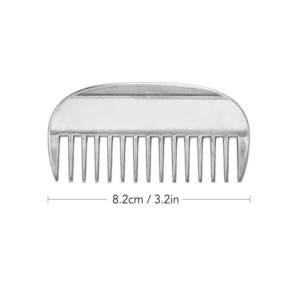 Horse Cleaning Aluminium Comb