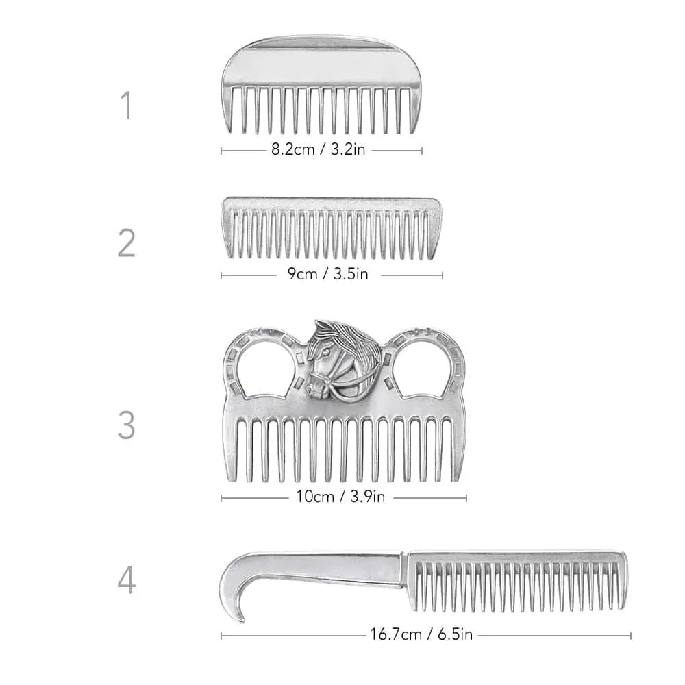 Horse Cleaning Aluminium Comb