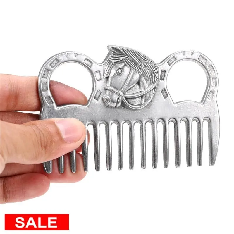 Horse Cleaning Aluminium Comb