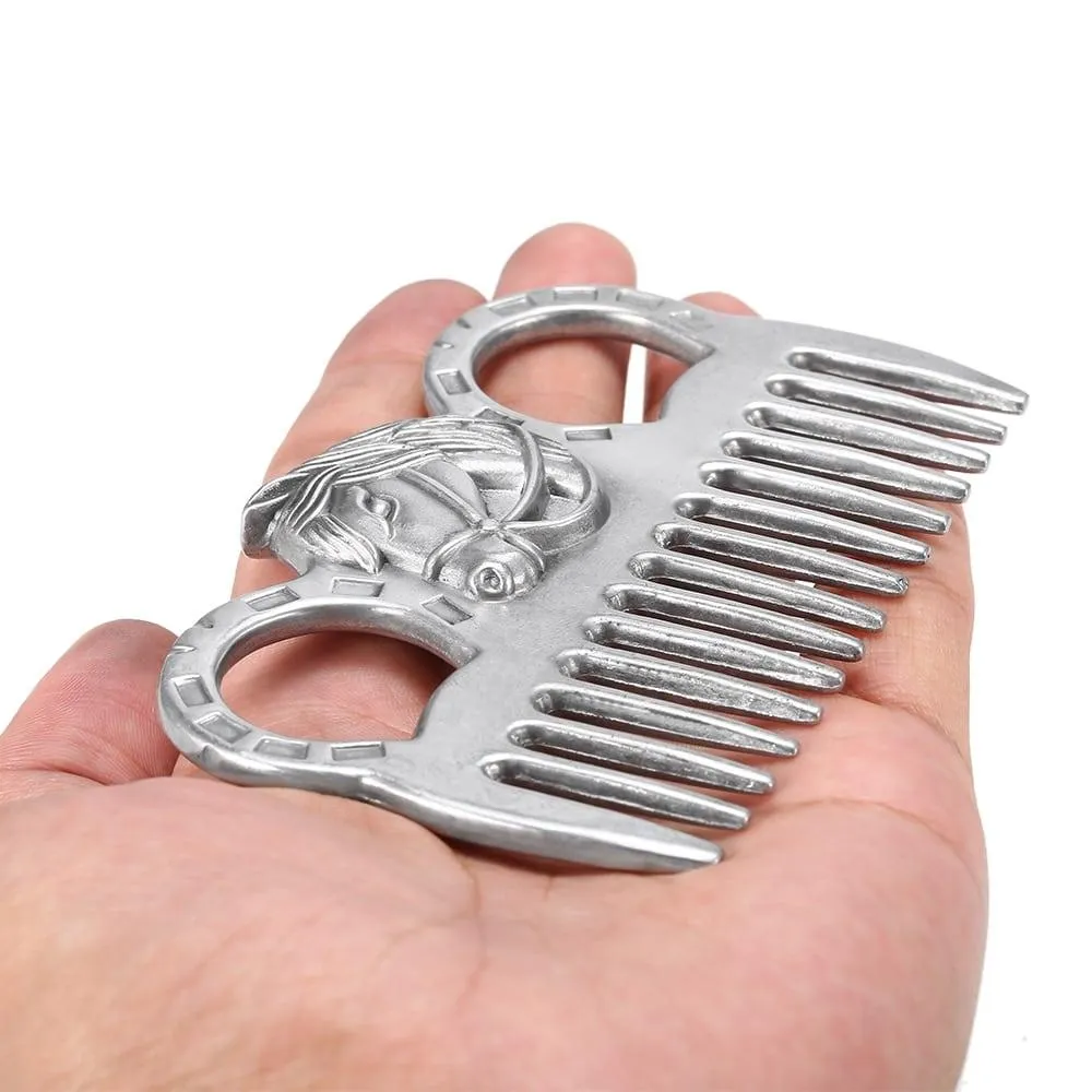 Horse Cleaning Aluminium Comb