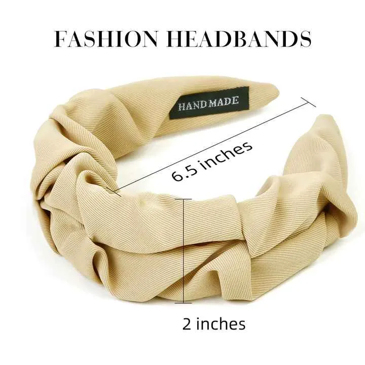 Knotted Headbands for Women Girls-عصابات رأس معقودة
