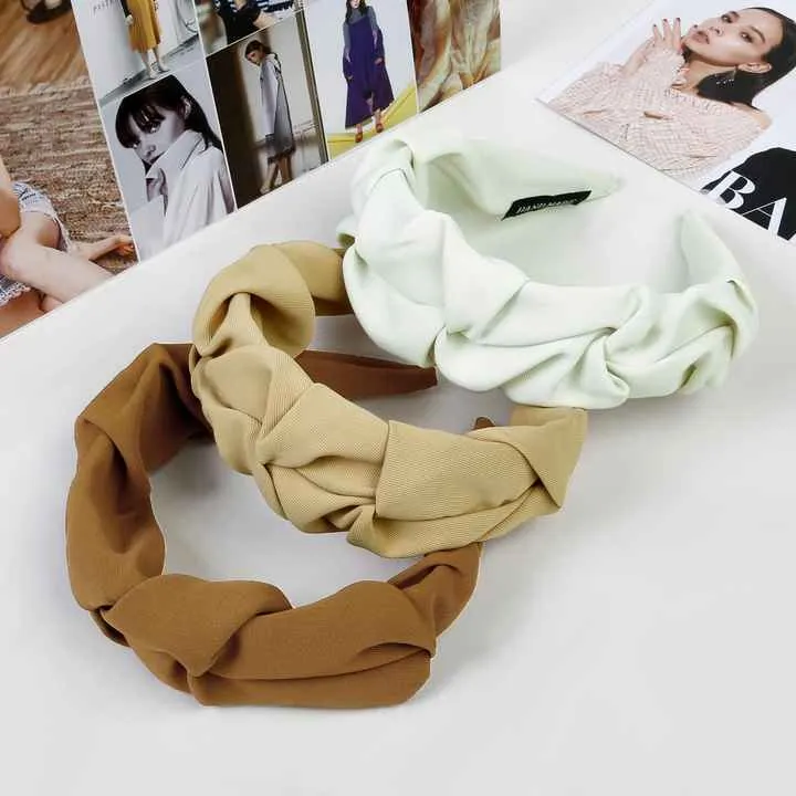 Knotted Headbands for Women Girls-عصابات رأس معقودة