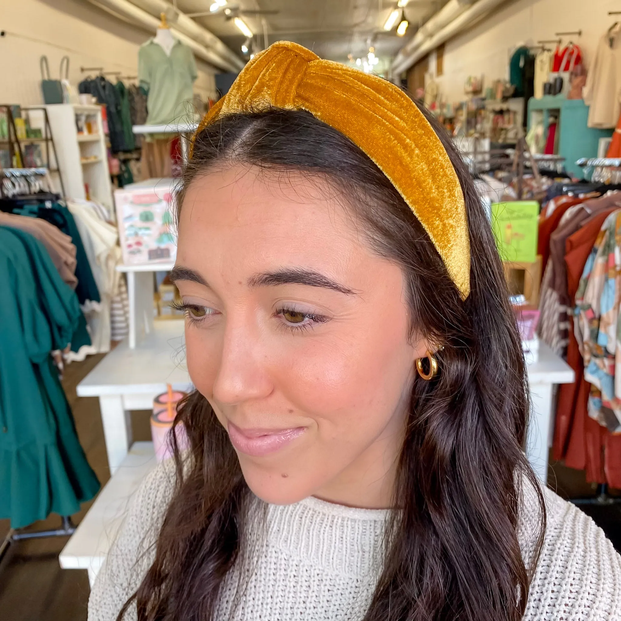 Knotted Velvet Headband