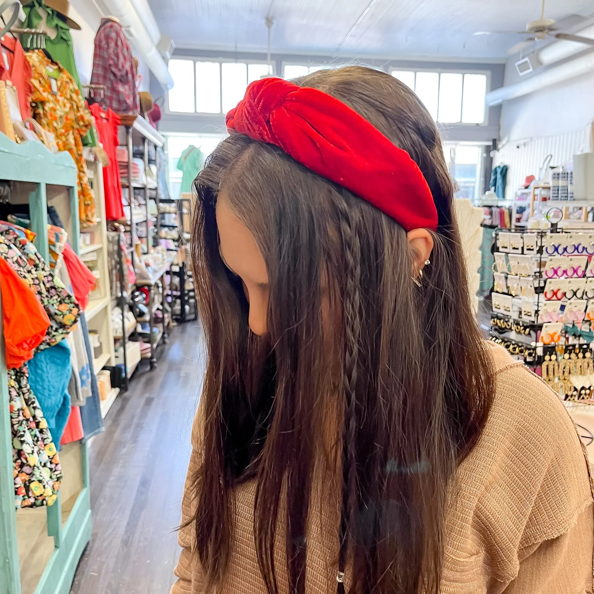 Knotted Velvet Headband