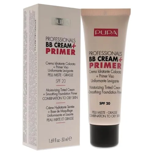 (Light-Medium) - PUPA Milano Professionals BB Cream   Primer, Combination - Oily Skin 50 ml