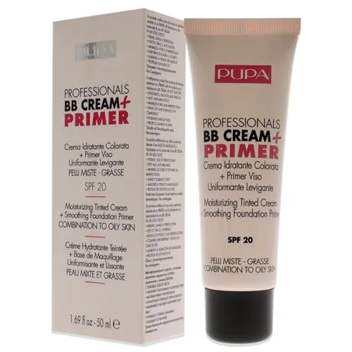 (Light-Medium) - PUPA Milano Professionals BB Cream   Primer, Combination - Oily Skin 50 ml