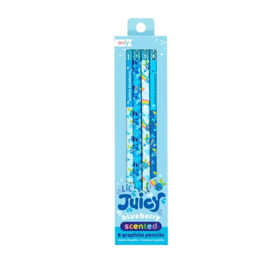 Lil’ Juicy Scented Graphite Pencils (Blueberry)