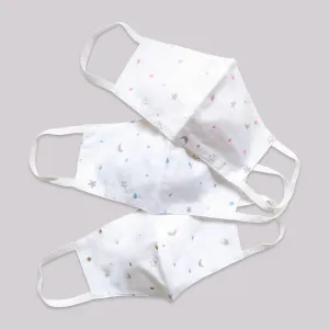 Masilo Face Mask Set of 3  Stars (Adult Size)