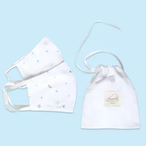 Masilo Twinning Face Mask Set  Star Blue (Adult/Kid)