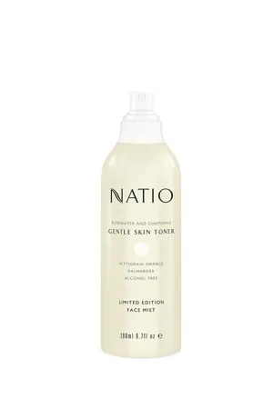 NATIO Aromatherapy Rosewater and Chamomile Gentle Skin Toner Face Mist 200ml
