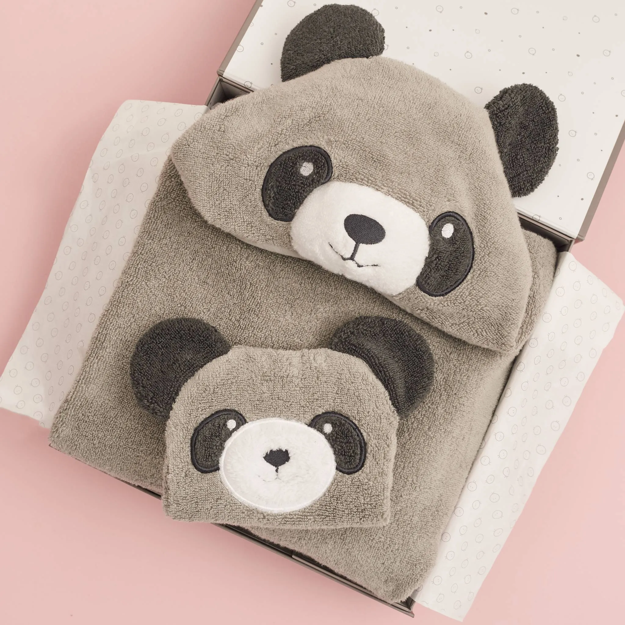 Panda Baby & Kids Bathtime Set