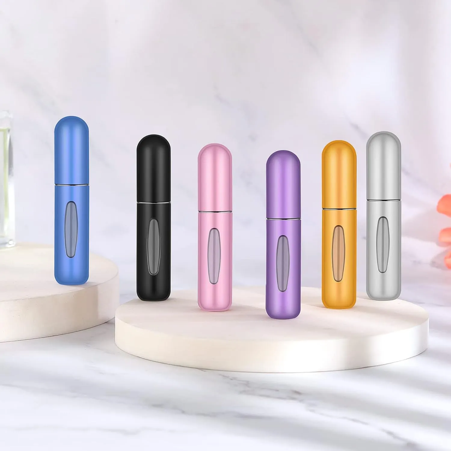 Portable Mini Refillable Perfume Bottle Spray Scent Pump Atomizer Bottles ( Pack of 10 )