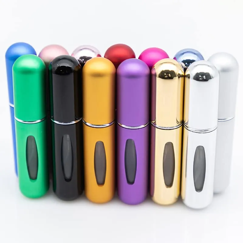 Portable Mini Refillable Perfume Bottle Spray Scent Pump Atomizer Bottles ( Pack of 10 )
