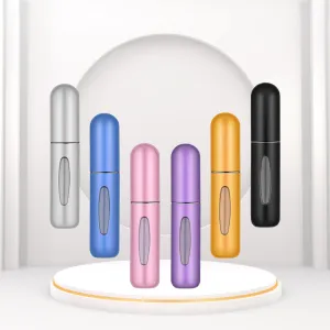 Portable Mini Refillable Perfume Bottle Spray Scent Pump Atomizer Bottles ( Pack of 10 )