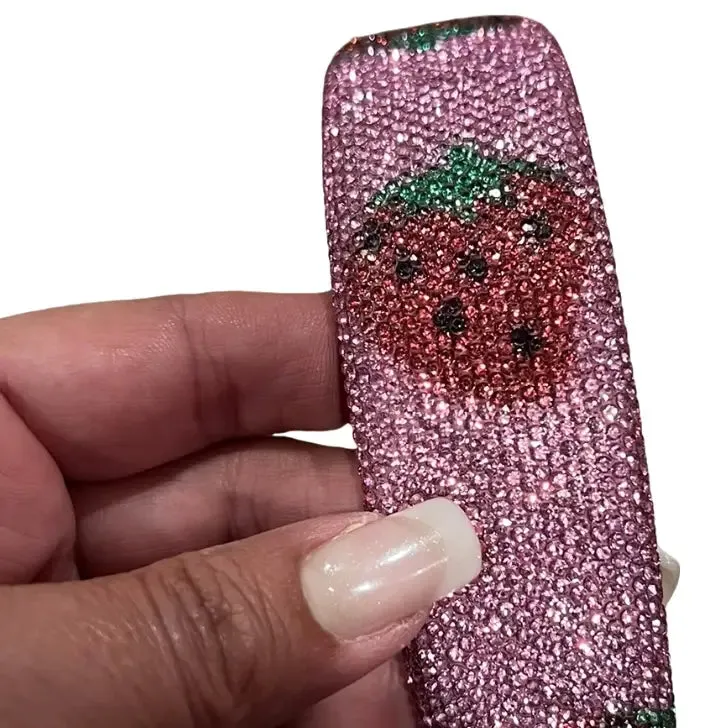 Rhinestone Strawberry Headband
