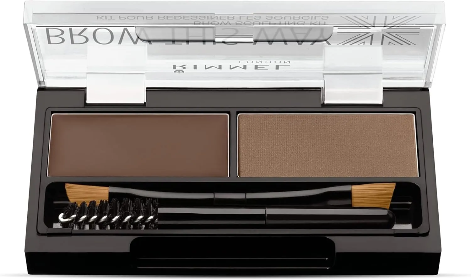 Rimmel London Eyebrow Powder Sculpting Kit 002 Medium Brown