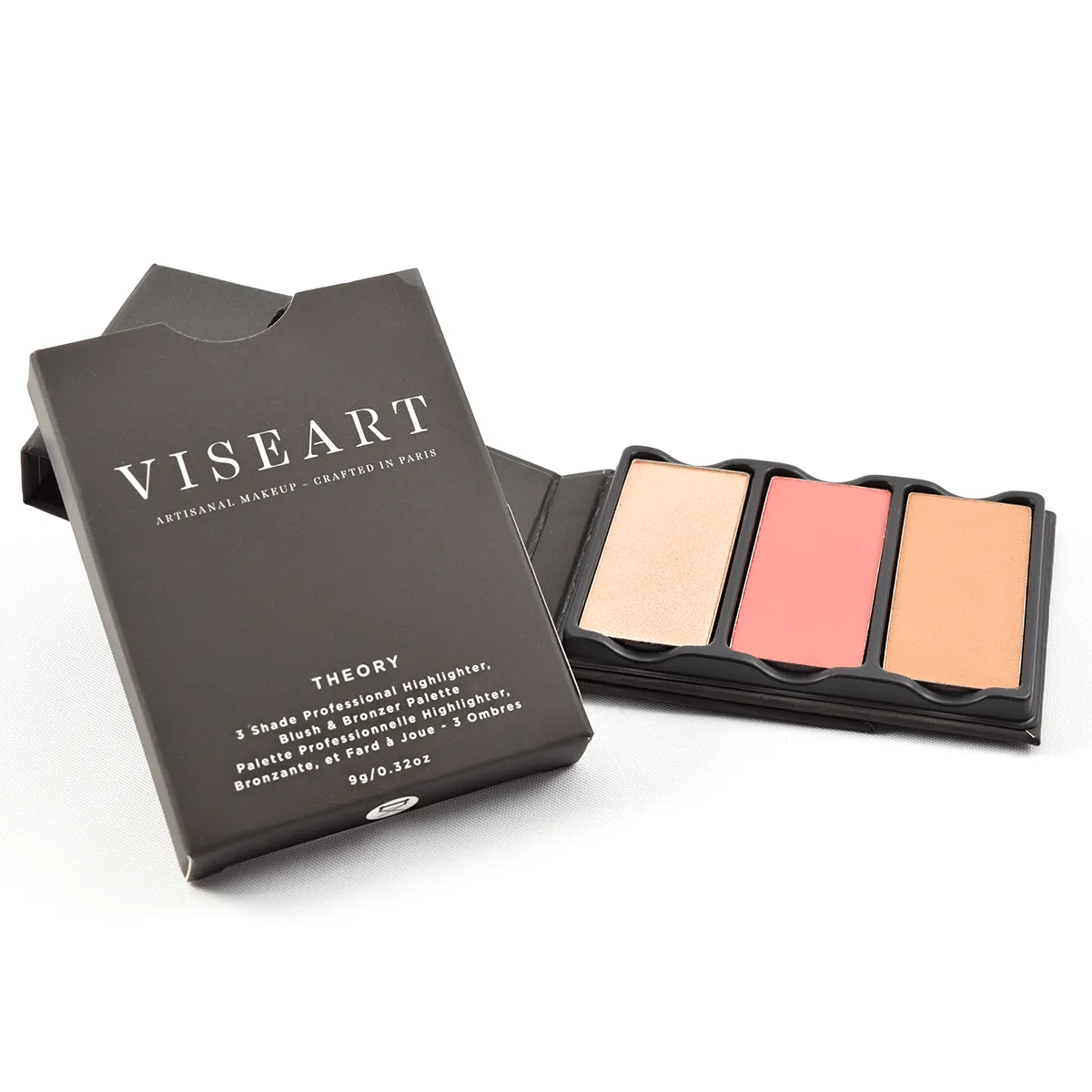Viseart Theory Highlighter, Blush, & Bronzer