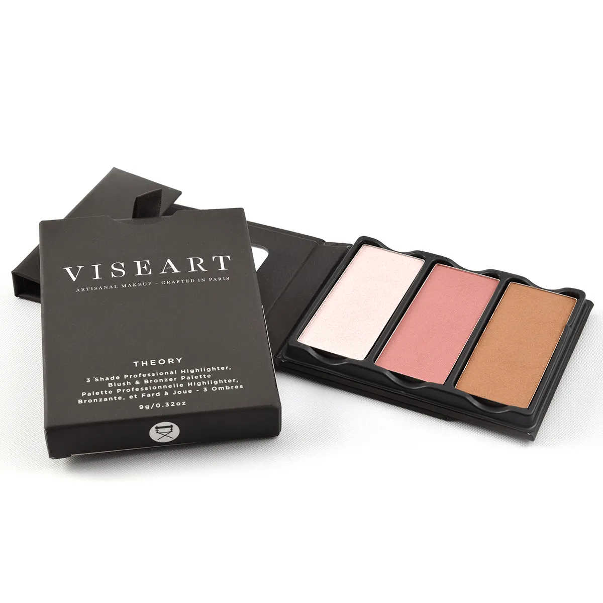 Viseart Theory Highlighter, Blush, & Bronzer