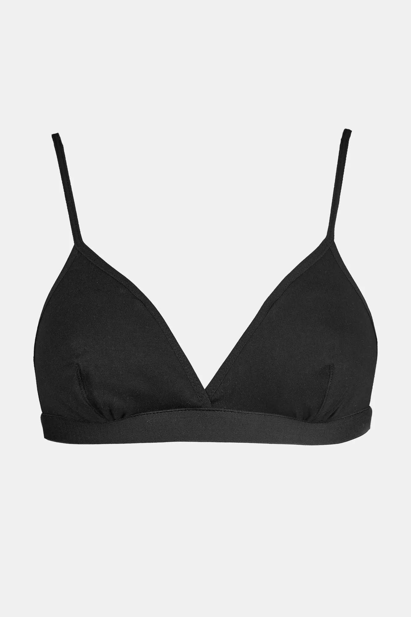 Women's Jersey Bralette - Black